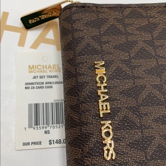 MICHAEL KORS JET SET TRAVEL MD ZA CARD CASE - Picture 6 of 16